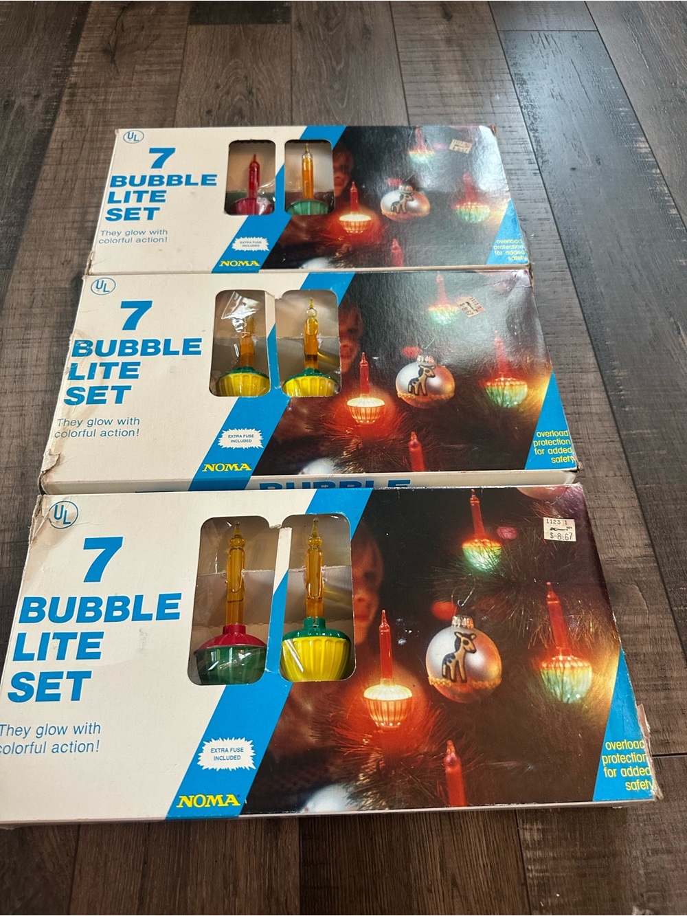Vintage Noma Bubble Lights 3 sets